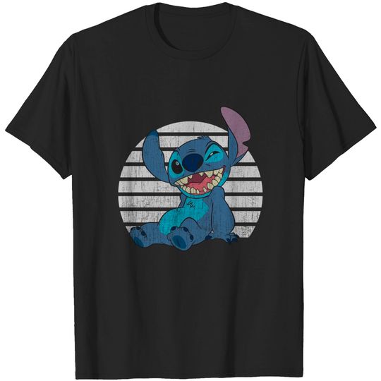 Stitch And Toothless T-Shirt Disney Classic Winking Stitch