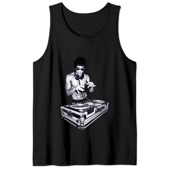 Bruce Lee DJ Dragon Classic Tank Tops