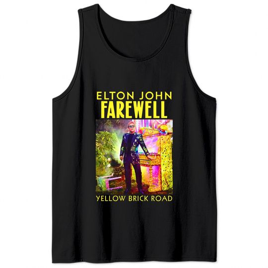 Elton John Farewell Tour Tank Tops
