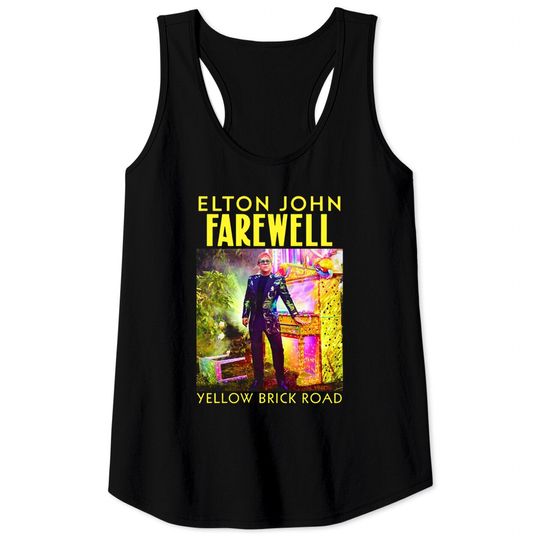 Elton John Farewell Tour Tank Tops