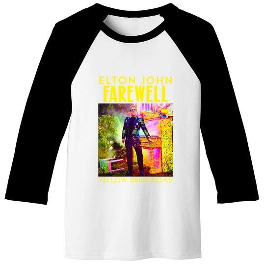 Elton John Farewell Tour Baseball Tees