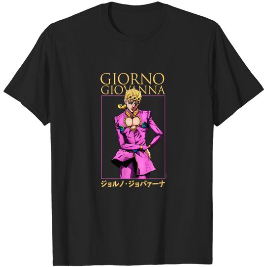 Jojo T-Shirt JoJo's Bizarre Adventure Giorno Giovanna