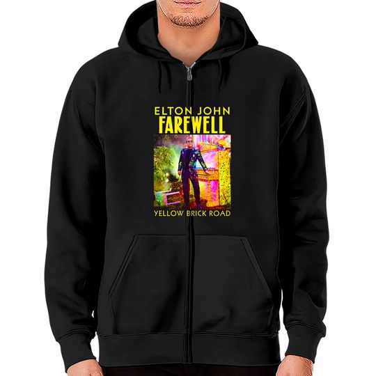 Elton John Farewell Tour Zip Hoodies