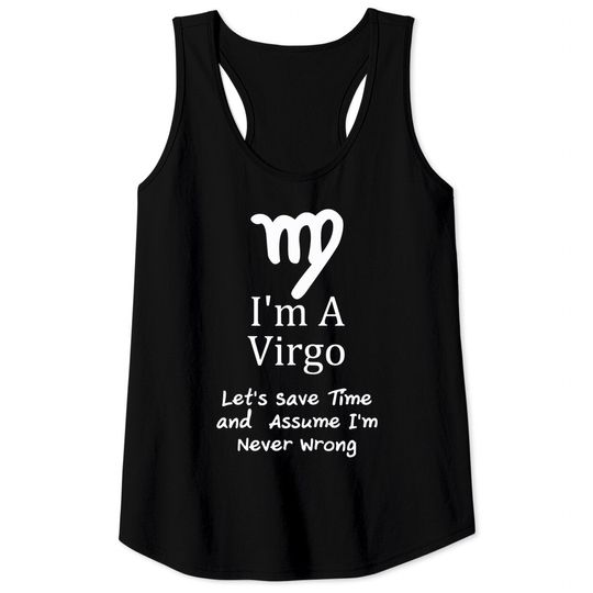 I'm a Virgo Zodiac Tank Top