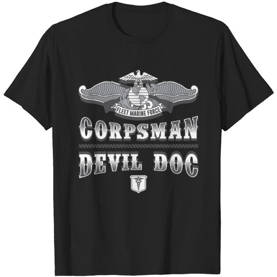 Navy Corpsman Devil Doc FMF 8404 T Shirt