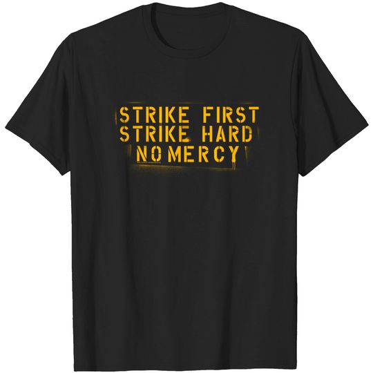 Cobra Kai Slogan Stencil T-Shirt