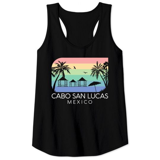 Cabo San Lucas Mexico Retro Mexican Resort Vacation Trip Tank Top