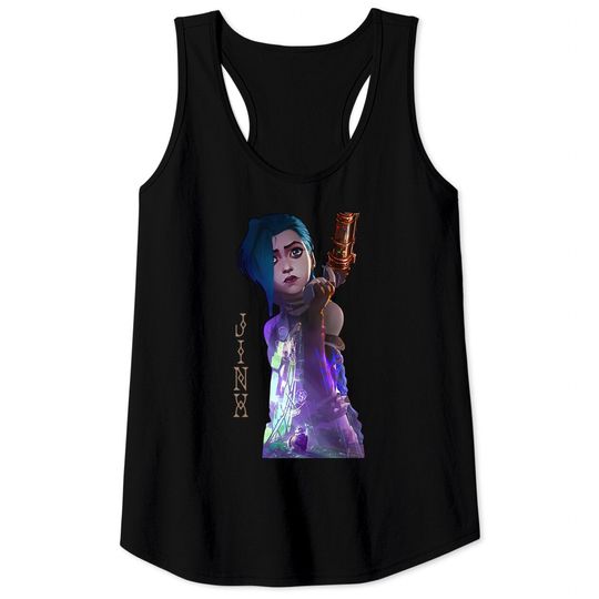 Arcane Jinx League Of Legend Tank Tops