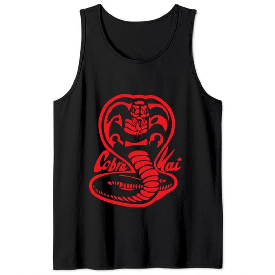 Cobra Kai Red Cobra Logo Tank Top