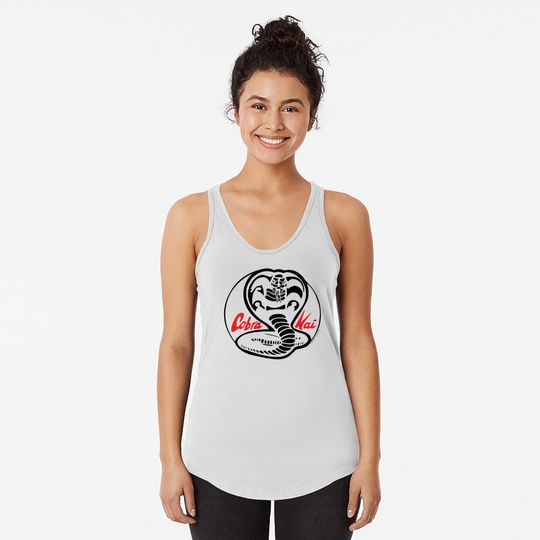 Cobra Kai Logo Red Text Tank Top