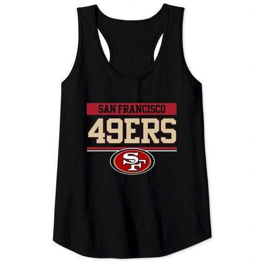 football Short Sleeve Charcoal San Francisco 49ers Tank Tops