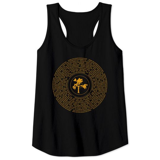 U2 Joshua Tree Vinyl Tank Tops