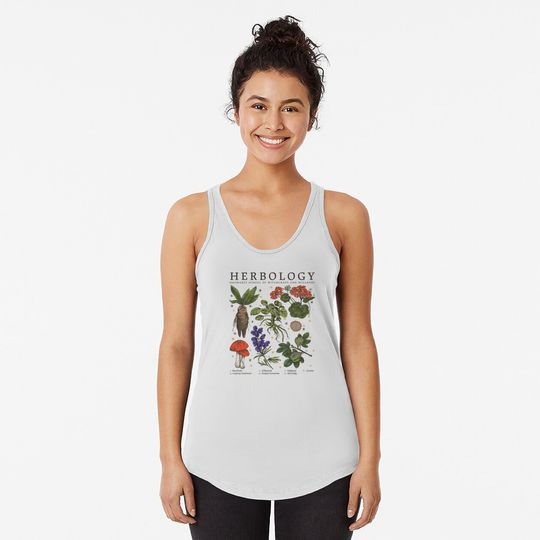 Harry Potter Herbology Plants Tank Tops