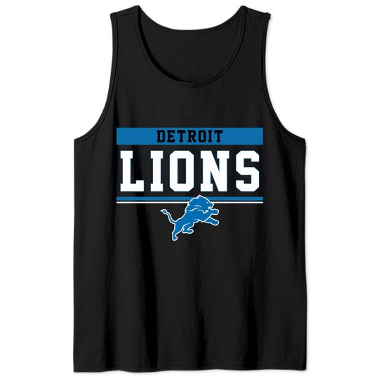 Team Fan Detroit Lions Tank Tops