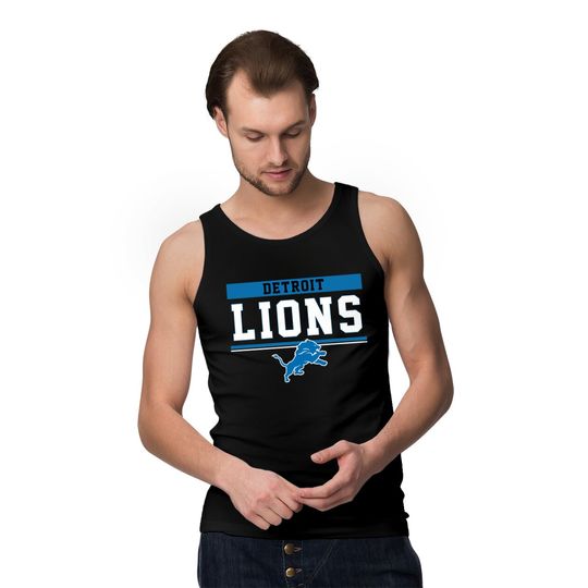 Team Fan Detroit Lions Tank Tops