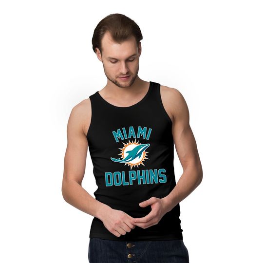 Miami Dolphins Football Tank Tops
