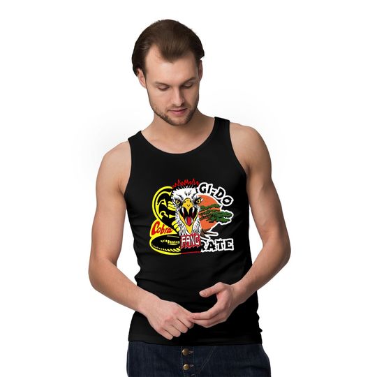 Cobra Kai Eagle Fang Miyagi Do Karate Mash Up Tank Tops