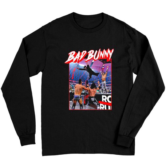 Bad Bunny Royal Rumble Splash, Bad Bunny Fans Gifts, Royal Rumble Splash Shirt, Gift for Dad, Gift for Him, Anniversary Gifts Long Sleeves