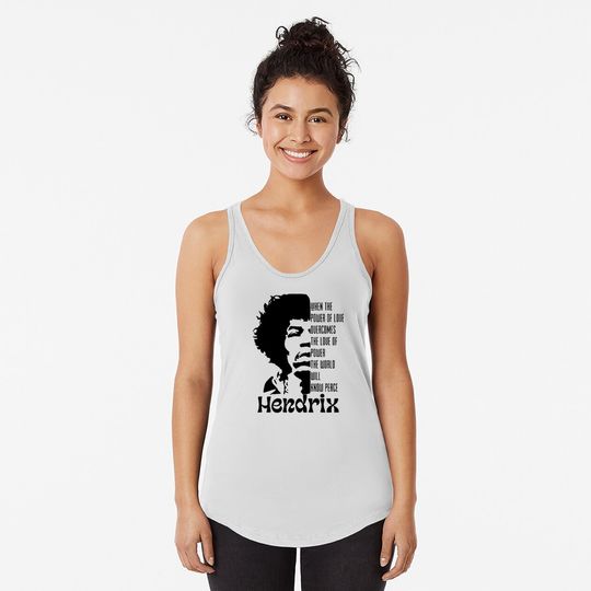 Jimi Hendrix quote Tank Tops