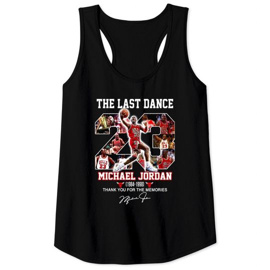The Last Dance 23 Michael Jordan Tank Tops