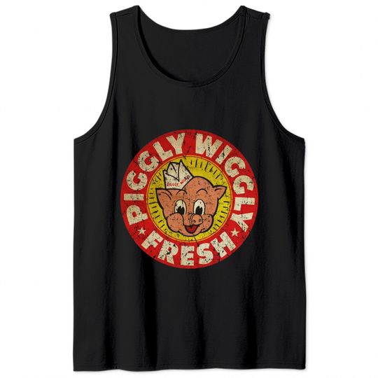 Vintage Piggly Wiggly - Wiggly - Tank Tops