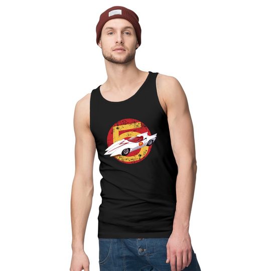 Mach 5 - Distressed - Speed Racer - Tank Tops