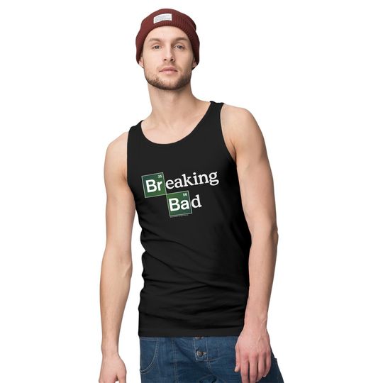 Breaking Bad Periodic Square Logo Tank Tops