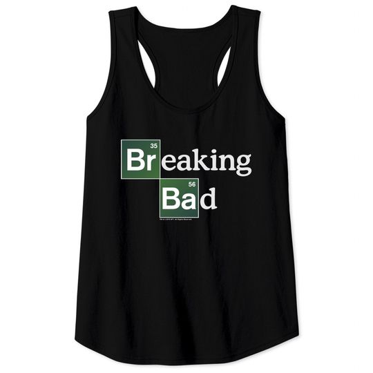 Breaking Bad Periodic Square Logo Tank Tops