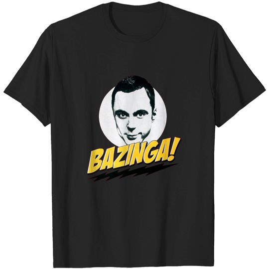 Big Bang Theory Sheldon Bazinga! Adult T-Shirt