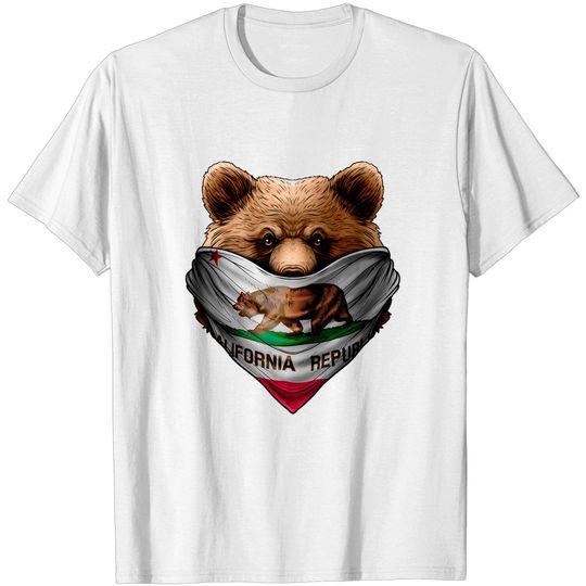 California Bear Logo T-Shirt California Bear Bandana