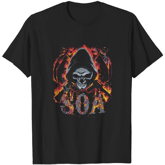 Sons of Anarchy Reaper Flames T-Shirt