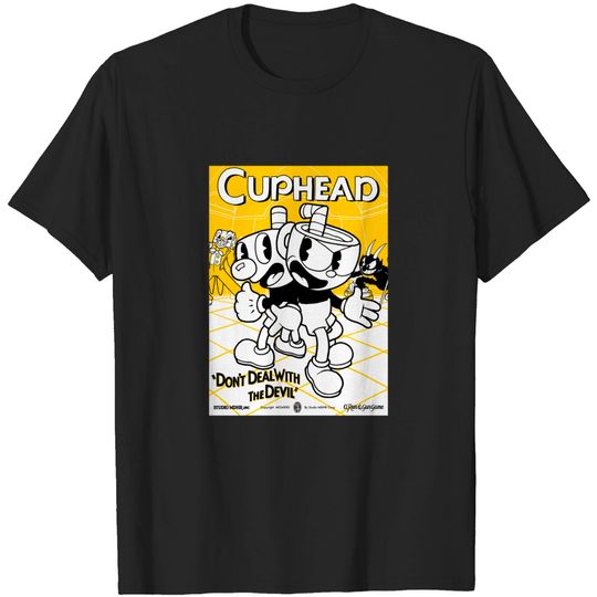 Cuphead Don't Deal With The Devil Poster T-Shirt
