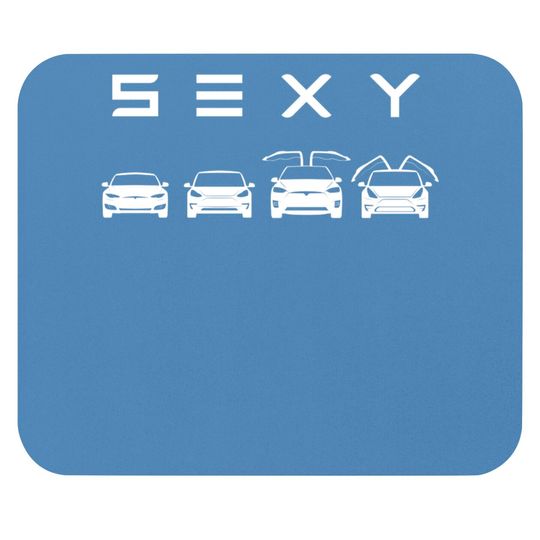 S3XY Tesla - Model S, Model 3, Model X, Model Y - Elon Musk - Tesla - Mouse Pads