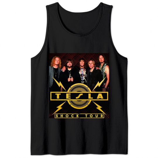 Tesla Band 2019 Shock Tour Tank Tops