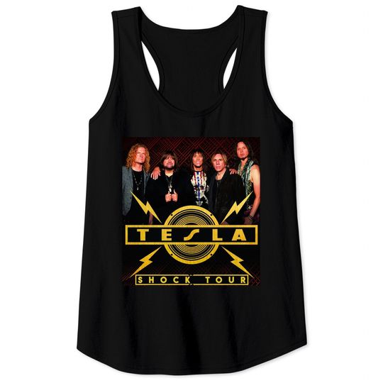 Tesla Band 2019 Shock Tour Tank Tops