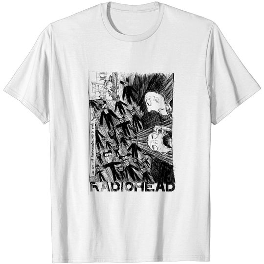 Radiohead Scribble Poster T-Shirt