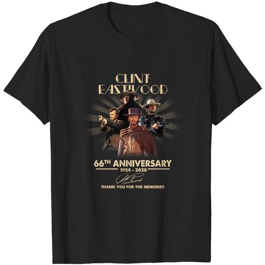Good Bad Ugly Shirt Clint Eastwood 66Th Anniversary Thank You for Memories T Shirt