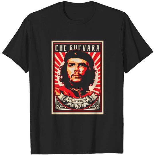 Che Guevara Viva La Revolucion Retro Vintage Style T-Shirt