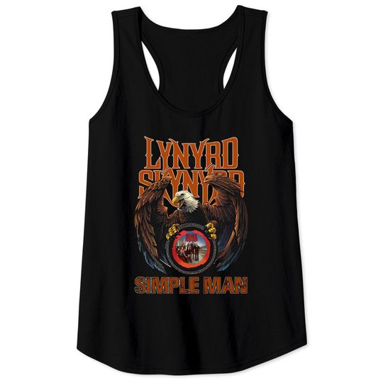 Eagle Lynyrd Skynyrd Band Simple Man Tank Tops