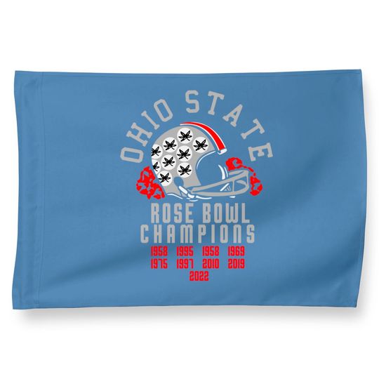 Ohio State Rose Bowl Champions 1950 2022 House Flags