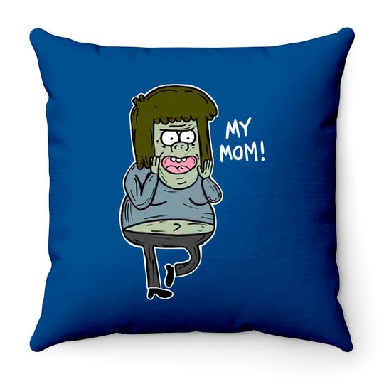 Muscle Man "My Mom!" - Regular Show - Throw Pillows