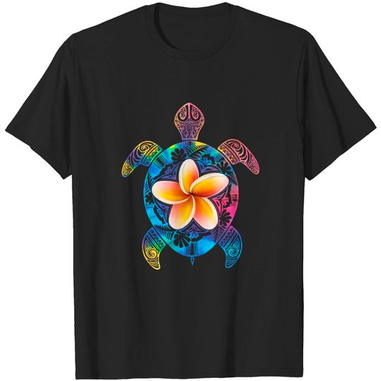 Hawaiian Tie Dye Sea Turtle, Hawaii shirt for men and women T-Shirt