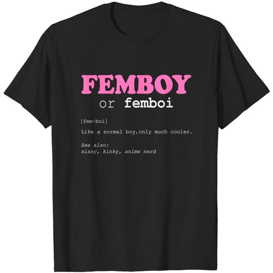 Femboy Pride Flag T-Shirt Definition Aesthetic