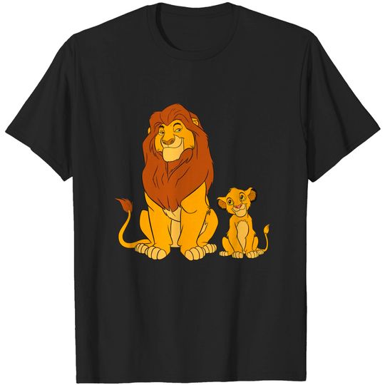 The Lion King Young Simba and Mufasa T-Shirt T-Shirt
