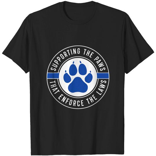 Police Officer Support T-Shirt Law Enforcement Gift