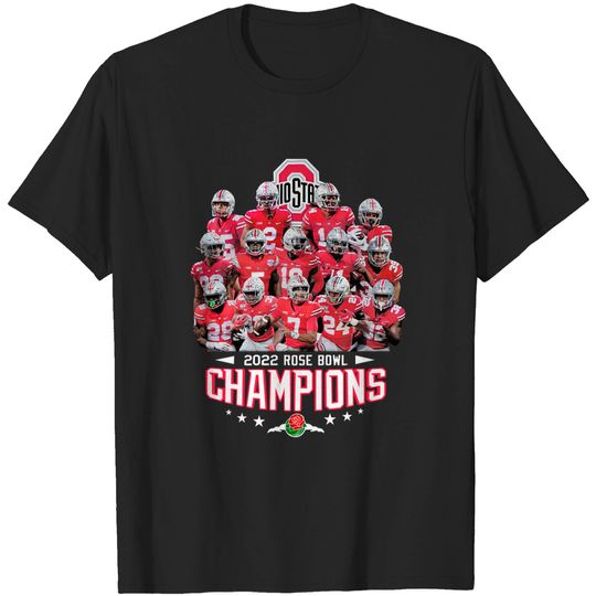 Ohio State Buckeyes 2022 Rose Bowl Champions Ncaa Football T Shirt