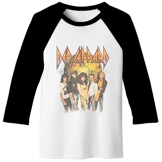 Def Leppard Group Baseball Tees