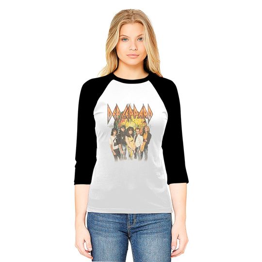 Def Leppard Group Baseball Tees