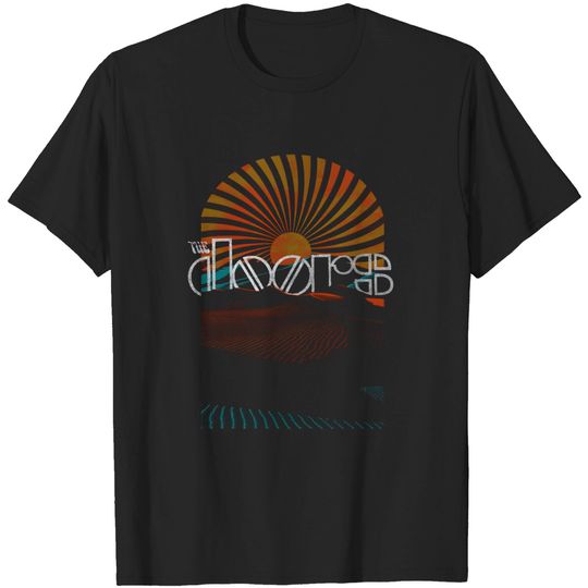 The Doors Daybreak Band Logo Vintage  T Shirt