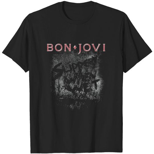 Bon Jovi Slippery When Wet Album Cover T Shirt